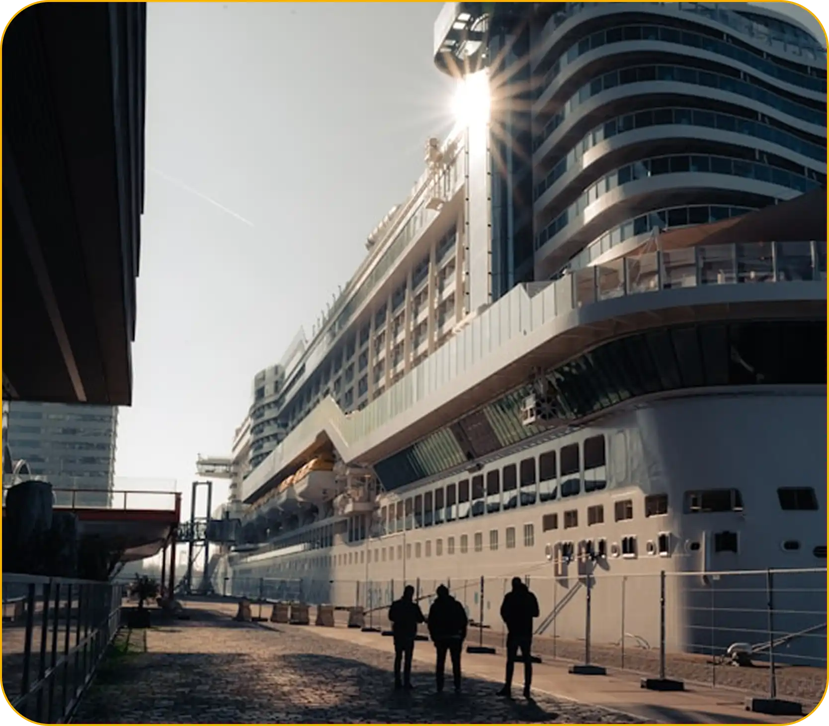 Expert port navigation Cruise Terminal Chauffeur lux transportation