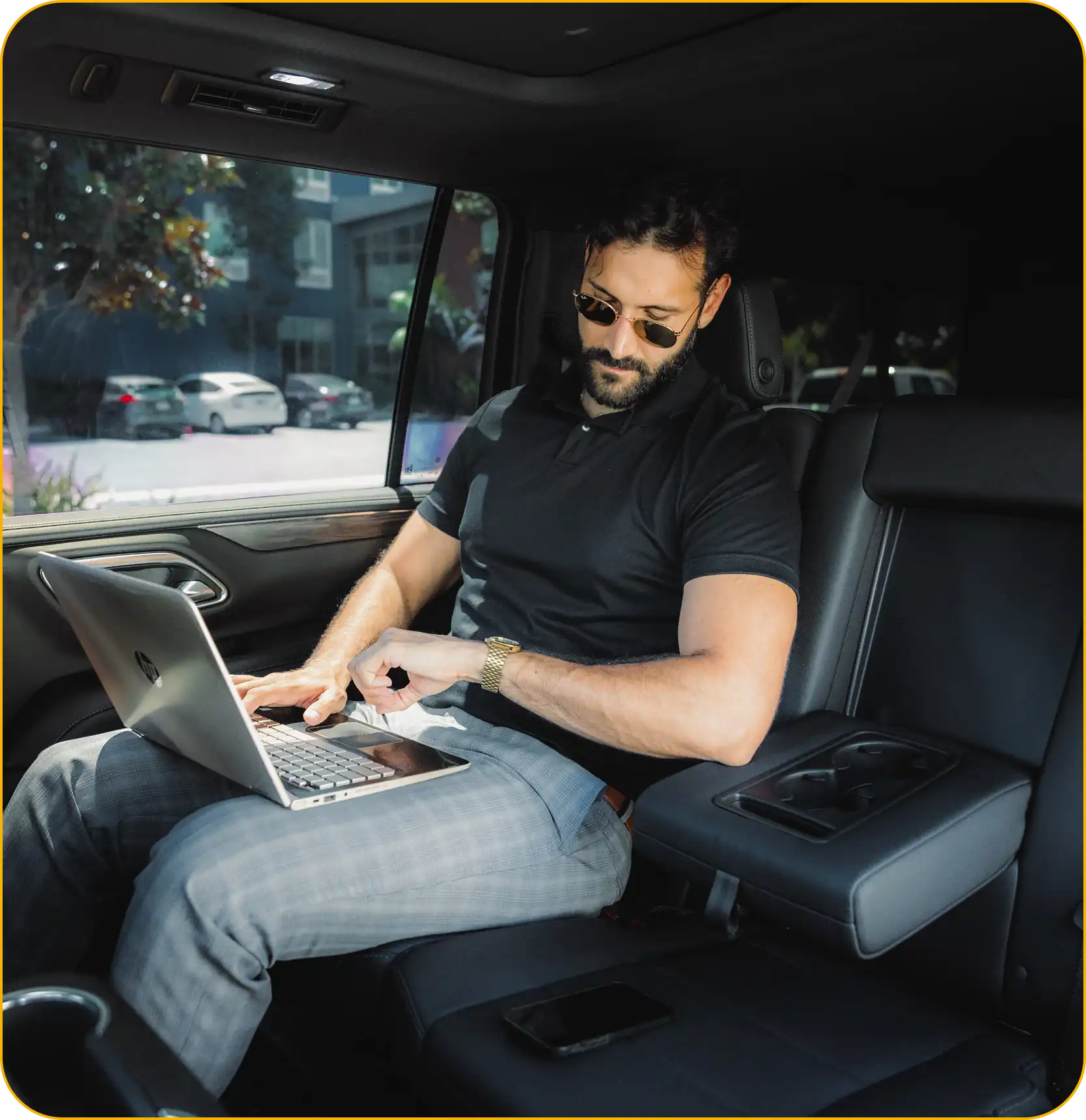 02 Cars in a lineChauffeur Service Available at Luxury Transportation